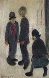 Figure study Signed and dated 1949 Oil on canvas 22.5 x 15cm Provenance: Alex Reid & Lefevre Gallery, London, 1953, where purchased by the present owner L.S by L. S. Lowry, 1949, Oil on canvas, sold Nov 2017