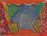 Untitled by Cecil Beaton, Gouache on card, sold Nov 2017