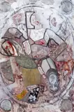 Susanna and the Elders Signed, titled and dated 1973 on a label verso Mixed media 53.5 x 36cm ++Good condition by Peter Folkes, 1973, Mixed media, offered Nov 2017