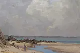 Port Ellen, Islay, Scotland Signed and dated 1921 Oil on canvasboard 25 x 35cm ++One or two small scuffs, good condition - by Ian Strang, 1921, Oil on canvasboard, sold Nov 2017