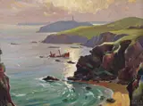 Gribbin Head by Derek Gardner, 1952, Oil on canvas, sold Nov 2017