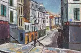 Monmartre Signed Oil by Bill Cooper, Oil on canvas, sold Nov 2017