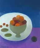 Bowl of fruit Signed and dated 09 Oil on canvas 61 x 51cm ++Good condition - by Mary Fedden, Oil on canvas, offered Nov 2017