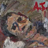 Portrait of a man Signed with initials Oil on canvas 60 x 60cm ++Good condition by Adrian Johnson, Oil on canvas, offered Nov 2017