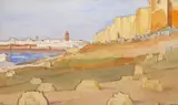 Salé, Morocco Signed and inscribed Salé Pen by Alexander Graham Munro, Pen, ink and watercolour, sold Nov 2017