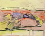 Turning Form I, 1947-8 Watercolour by Graham Vivian Sutherland Om, Watercolour, gouache and crayon, sold Nov 2017
