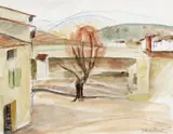 Ceret by Jean Marchand, Watercolour with pencil, offered Nov 2017