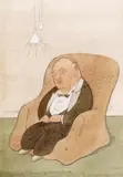 Untitled by Max Beerbohm, Pencil and watercolour, sold Nov 2017