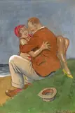 m always gripped by the sea; I by Donald McGill, watercolour, sold Nov 2017