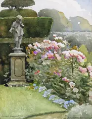 Rowallan, Haslemere Signed and titled Watercolour 31 x 24cm ++Good condition - by Frederick Samuel Beaumont, Watercolour, offered Nov 2017