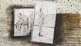 Woman with pink shoes Signed with initials and numbered 93/94 by Anthony Whishaw, Etching with watercolour, offered Nov 2017