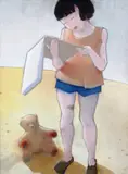 A story for Pooh Signed and titled on backing board verso Pastel 70 by Dick Boulton, Pastel, offered Nov 2017