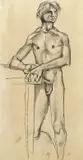 Untitled by Keith Vaughan, Pencil, sold Nov 2017