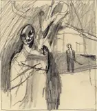 1948 3 by Keith Vaughan, pencil, sold Nov 2017
