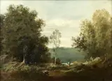 A Grey Evening, near Caerhun, North Wales by William Dean Barker, oil on board, sold Feb 2014