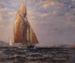 The Morning Tide by Mason Hunter, oil on canvas, sold Feb 2014