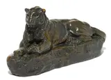Panthère de L'Inde No. 2 by Antoine-Louis Barye, patinated bronze, sold Jun 2014