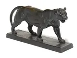 Tigre qui marche by Antoine-Louis Barye, patinated bronze, offered Jun 2014
