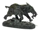 Éléphant du Sénégal by Antoine-Louis Barye, patinated bronze, sold Jun 2014