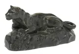 Panthère de Tunis No.2 by Antoine-Louis Barye, patinated bronze, sold Jun 2014