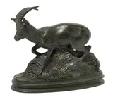 Gazelle d'Éthiopie by Antoine-Louis Barye, patinated bronze, offered Jun 2014
