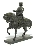 Charles VII le Victorieux by Antoine-Louis Barye, patinated bronze, offered Jun 2014