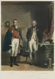 The Army and Navy by John Prescott Knight, Handcoloured mezzotint by SW Reynolds, 1864, on wove, offered Jan 2014