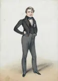 A portrait of the artist's uncle, Fred Burt; A portrait of the artist's aunt, Maria Burt; A portrait of the artist's son, Nelson Burt by Albin Roberts Burt, pencil, pen, ink and watercolour heightened with white, each, sold Jan 2014