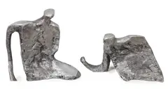 Resurrection Figures by Austin Andrew Wright, Two figures, 1960, sold Nov 2013