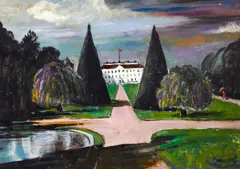 'Camelias' by Charles Murray, also a French chateau and park, sold Nov 2013