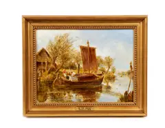'On the Broads' by William Joseph J. C. Bond, sold Nov 2013