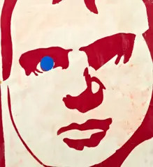 'Crinkly Bacon' by Sam Walsh, Portrait of Francis Bacon, sold Nov 2013