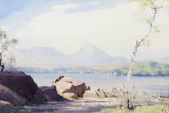 'The Rocky Shores of Coniston' by William Heaton Cooper, 1962, sold Sep 2013