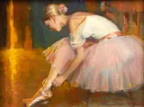 'Ballet Dancer in Pink Tutu' by Mariya Molodyh, sold Jun 2013