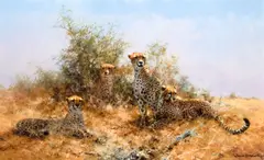 'Cheetah' by David Shepherd, sold Apr 2013