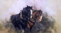 'Shoeing Time' by David Shepherd, sold Apr 2013