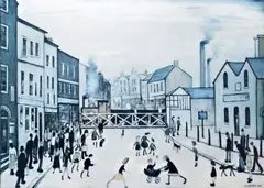 'The Level Crossing, Burton on Trent' by L. S. Lowry, sold Apr 2013