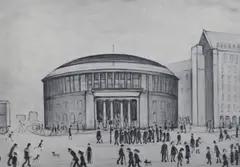 'The Reference Library' by L. S. Lowry, sold Apr 2013