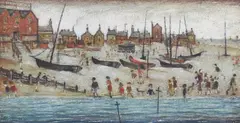 'The Beach' by L. S. Lowry, sold Apr 2013