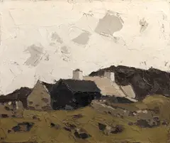 Farm at Mynydd Bodafon, by Kyffin Williams, sold Mar 2013