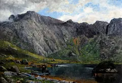 'Llyn Idwal North Wales' by Benjamin Williams Leader, offered Mar 2013