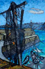 'Man and Nets' by Jean Young, offered Mar 2013