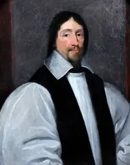 Portrait of a bishop, possibly Archbishop William Laud by Edward Bower, oil on canvas, sold Mar 2013