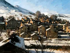 'View of Delph, Winter' by John McCombs, sold Mar 2013