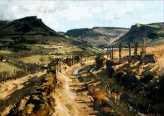 'Winter Sun, Delph' by John McCombs, sold Mar 2013