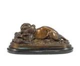 bronze model, Tigre Dévorant un Gavial by Antoine-Louis Barye, bronze, offered Dec 2013