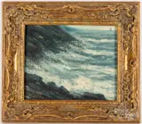 coastal scene by Victor Shearer, oil on canvas, sold Feb 2021
