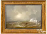 seascape by William Trost Richards, oil on canvas, sold Jan 2021