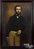 portrait of a gentleman by André-Charles Voillemot, oil on canvas, sold Jan 2021