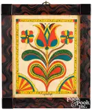fraktur drawings by David Y. Ellinger, watercolor, sold Jan 2021
